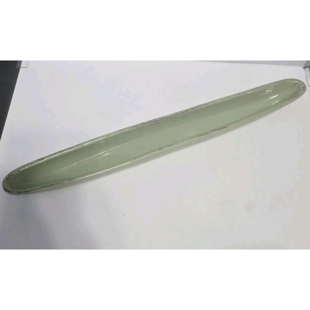 Vintage Century Green Olive Or Appetizer Ceramic Dish Distressed Olive Green